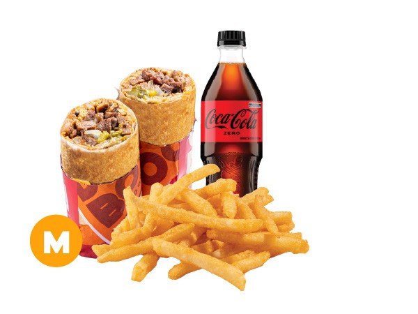 Burrito Mix Norteño Combo Coca-Cola