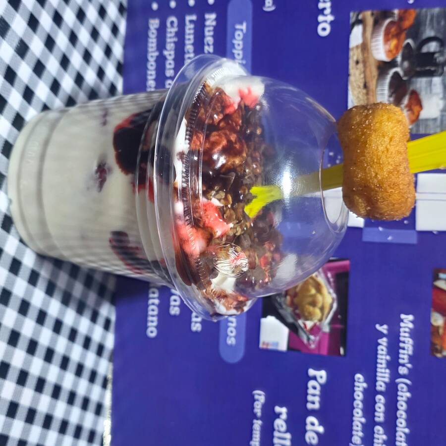 Fresas con crema