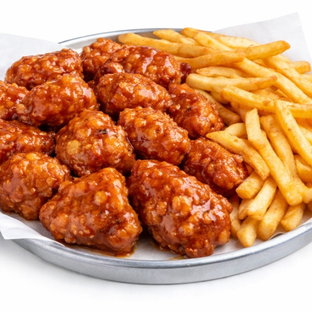 ORDEN DE BONELESS CON PAPAS