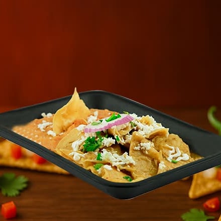 Chilaquiles con Frijoles