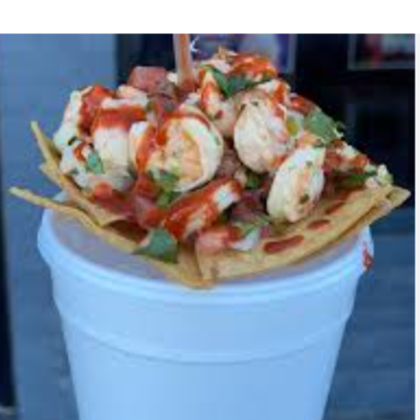 Cielo Rojo con ceviche de camarón