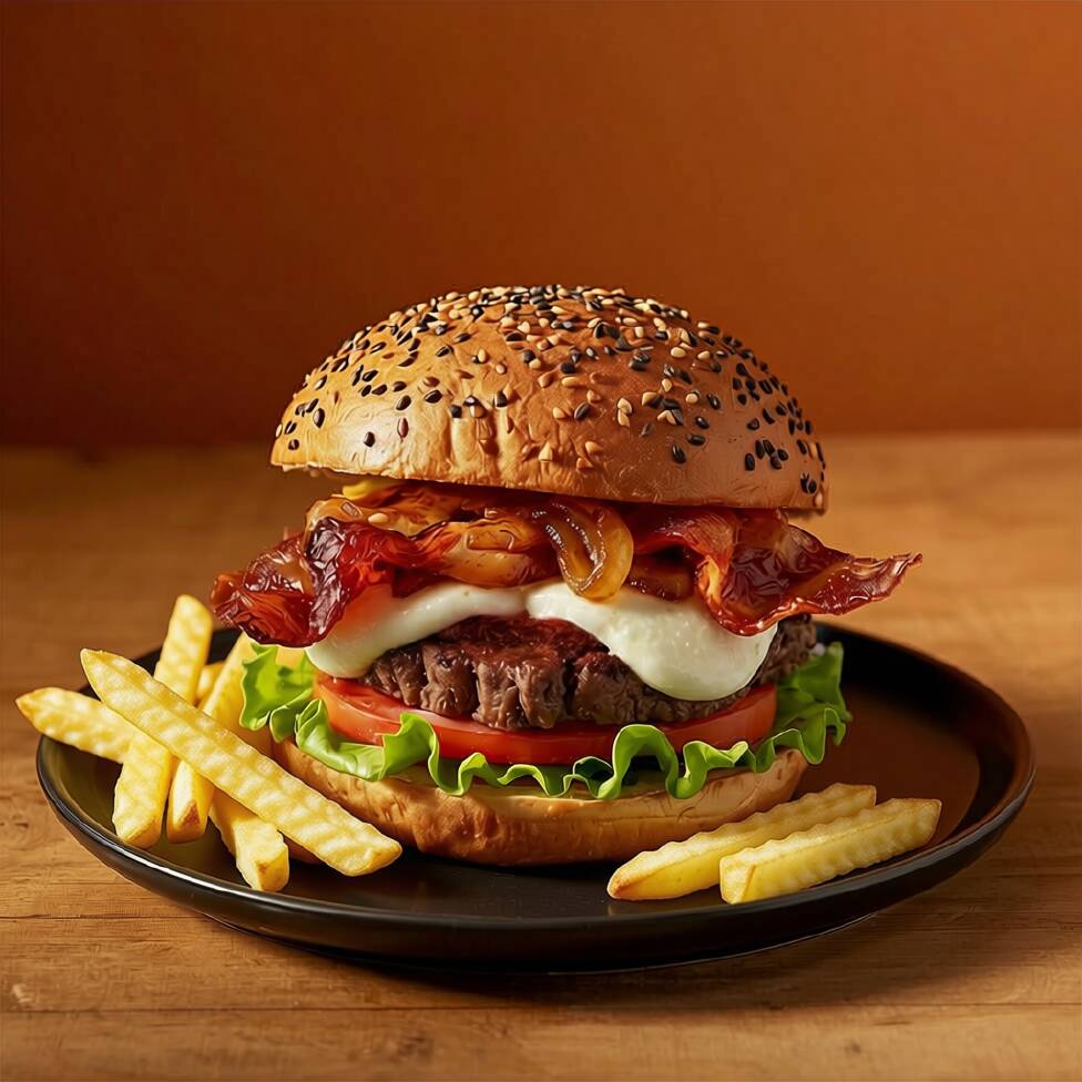 Burger Especial + Papas