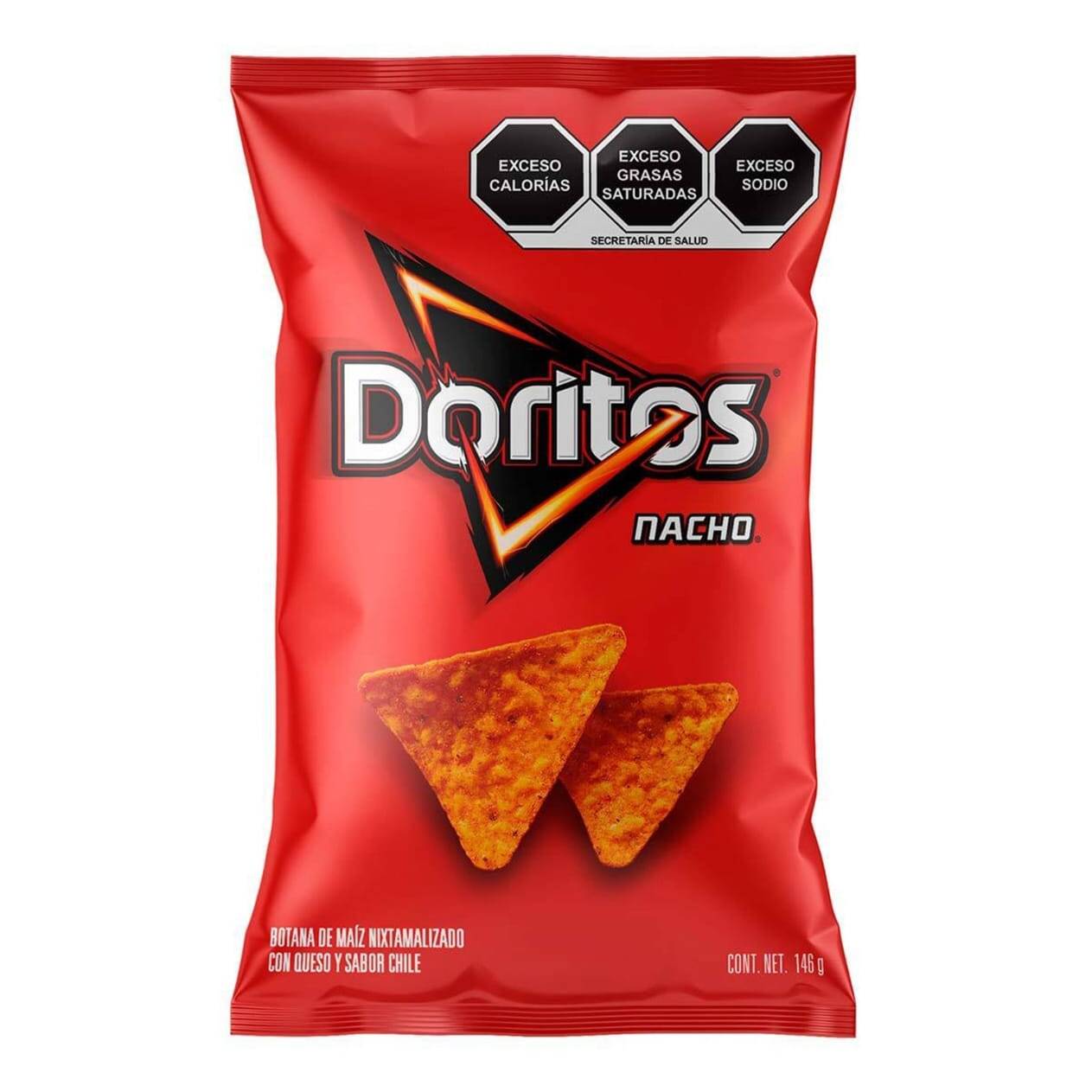 Doritos rojos con queso