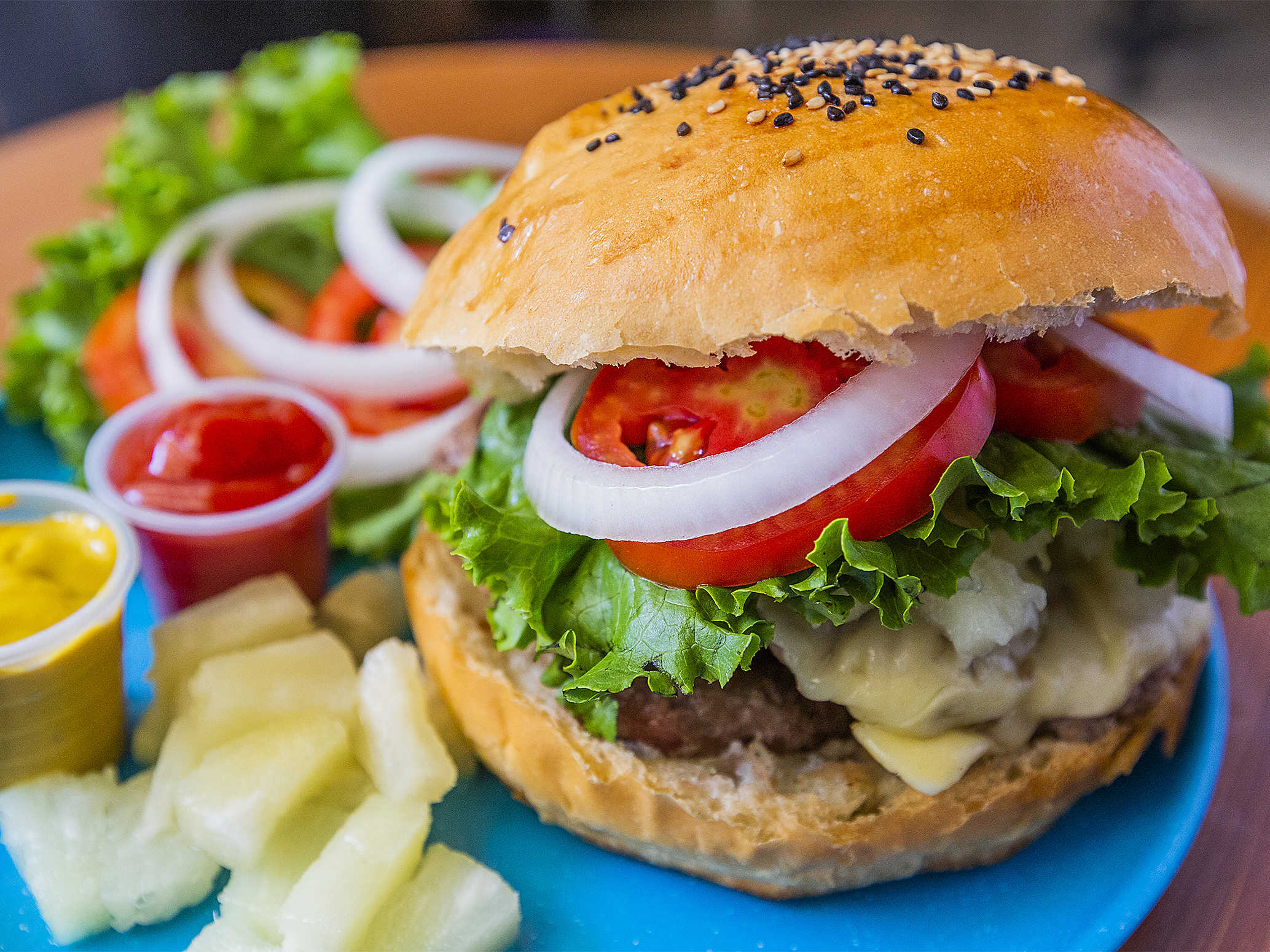 Hamburguesa Hawaina
