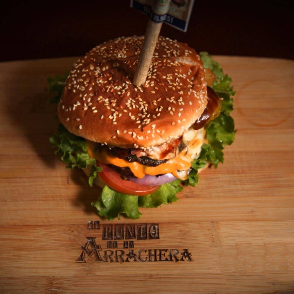 Hamburguesa Volcán