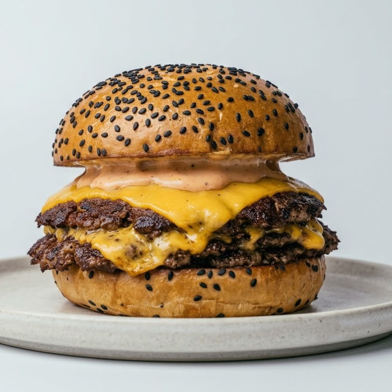 CHEESE BURGER + PAPAS