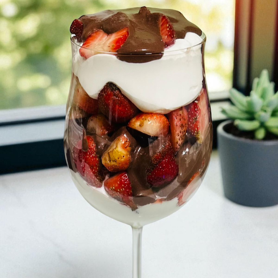 Fresas con Crema Fusion de la Casa 🍓✨