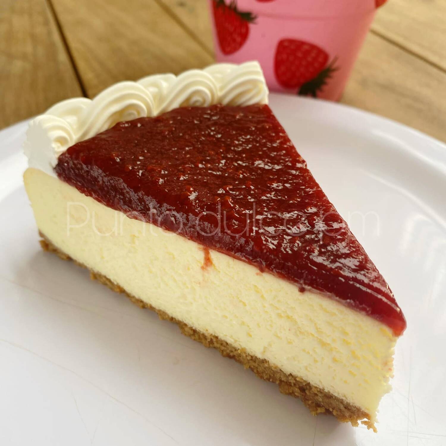 Rebanada Cheesecake de Frambuesa