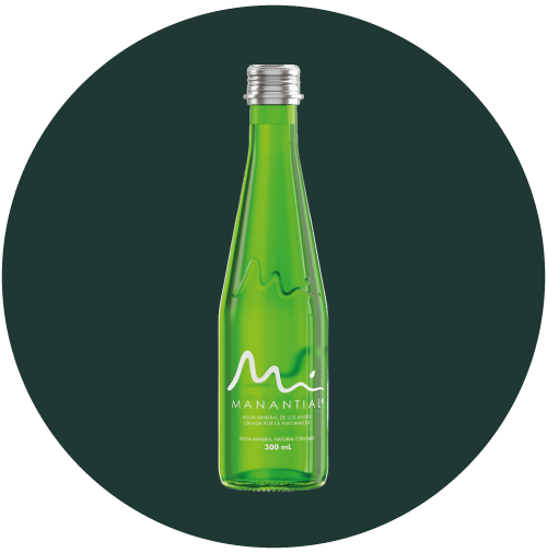Agua Manantial con gas 300ML