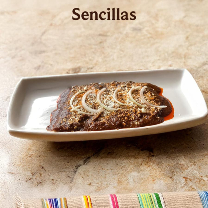 Enmoladas Sencillas (5 piezas)