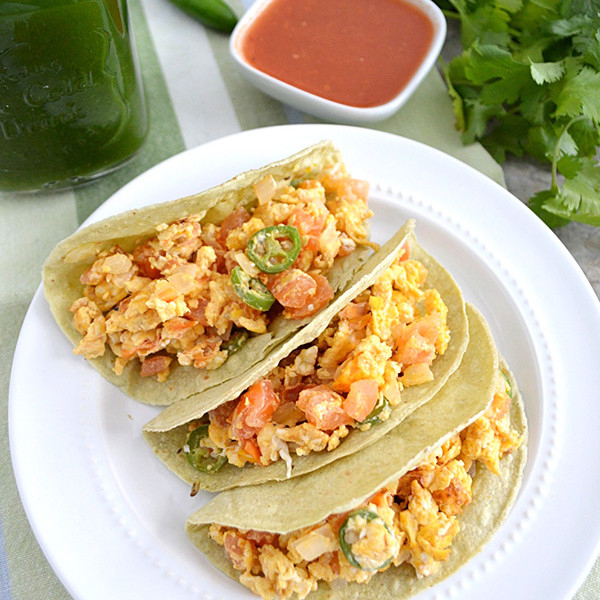 taco de huevo ala mexicana