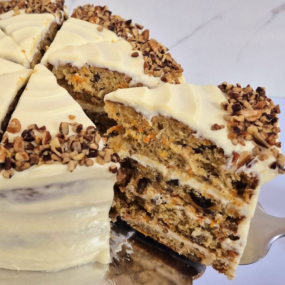 Rebanada de Pastel de Zanahoria Especial