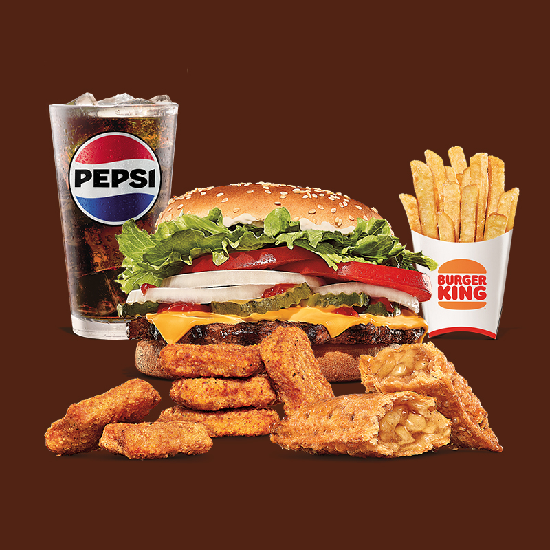 Combo Whopper + Pay o 6 Nuggets Gratis