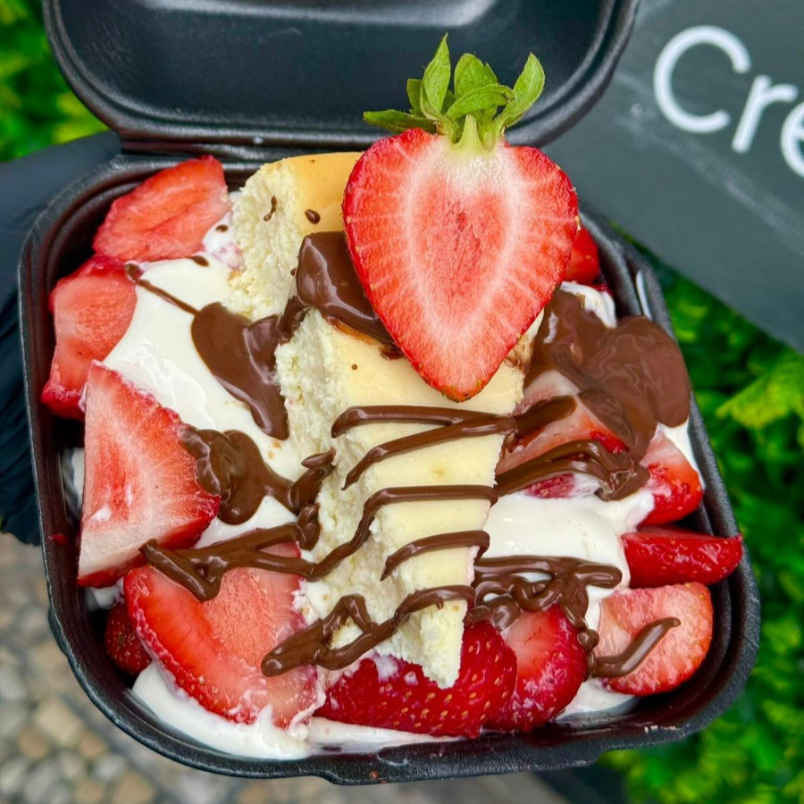 Cheesecake de Fresas con Crema