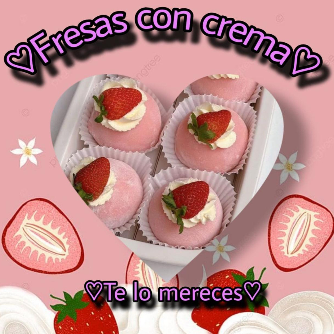 Fresa Con Crema