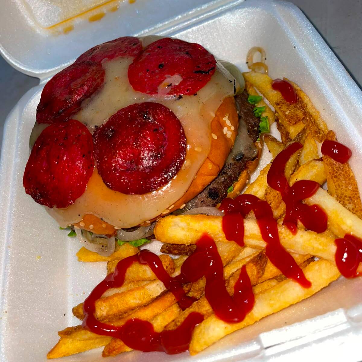 Hamburguesa Peperoni