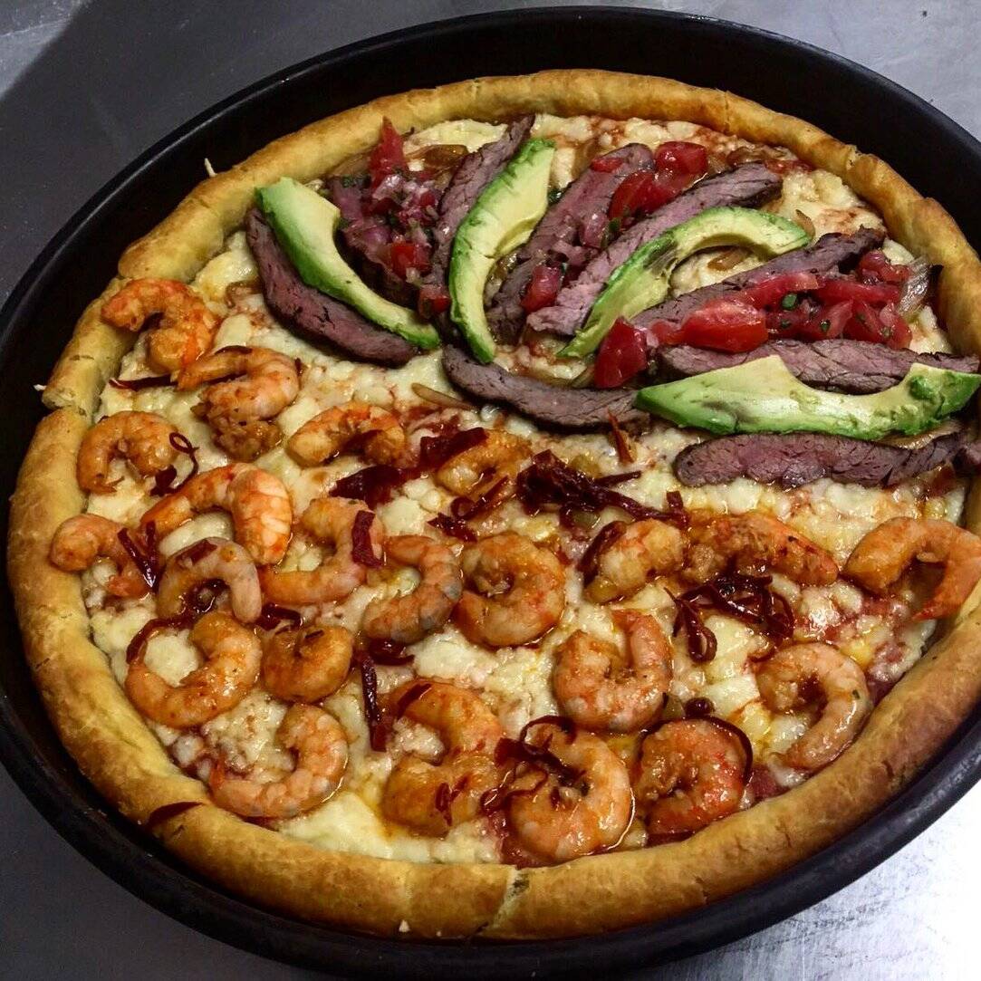 Pizza Mar y Tierra 30 Cm de Diámetro