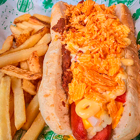 Súper Dog con Papas