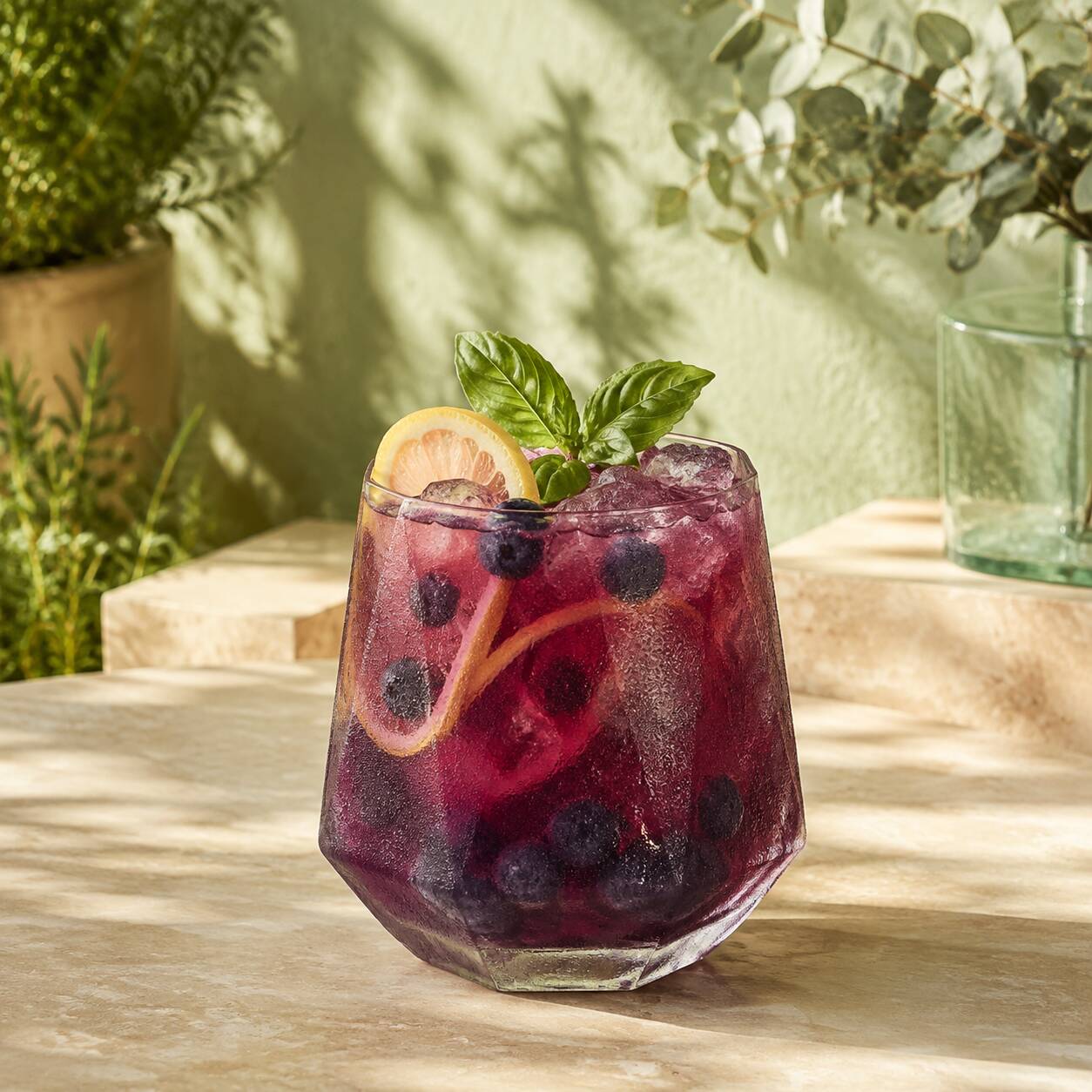Blueberry Ginger Limonade