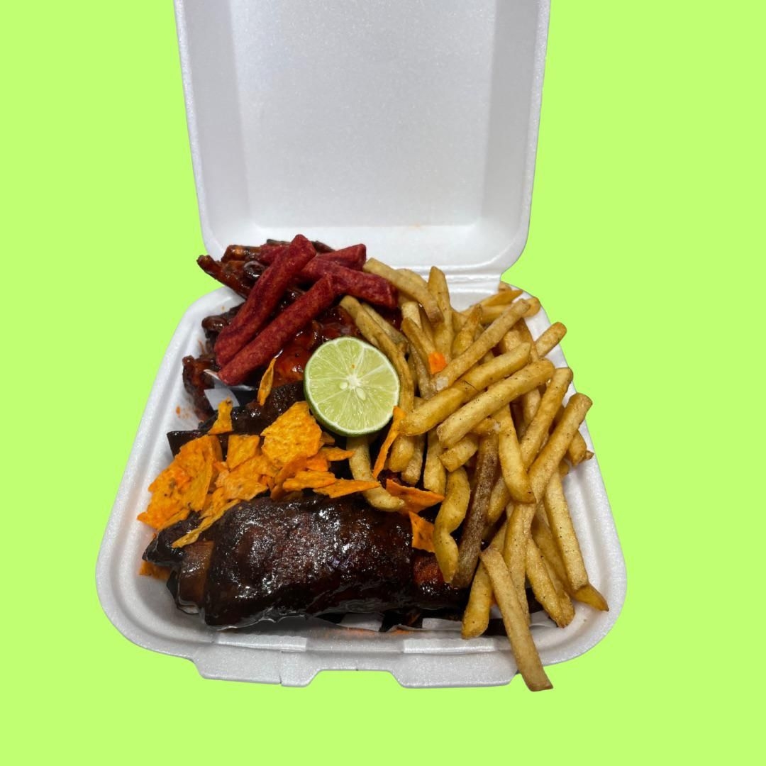 Alitas Crujientes con Papas 20 Pz