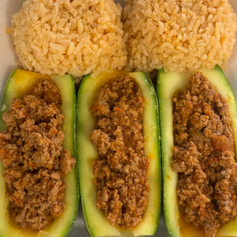 Calabacitas Rellenas de Carne Molida Guisada