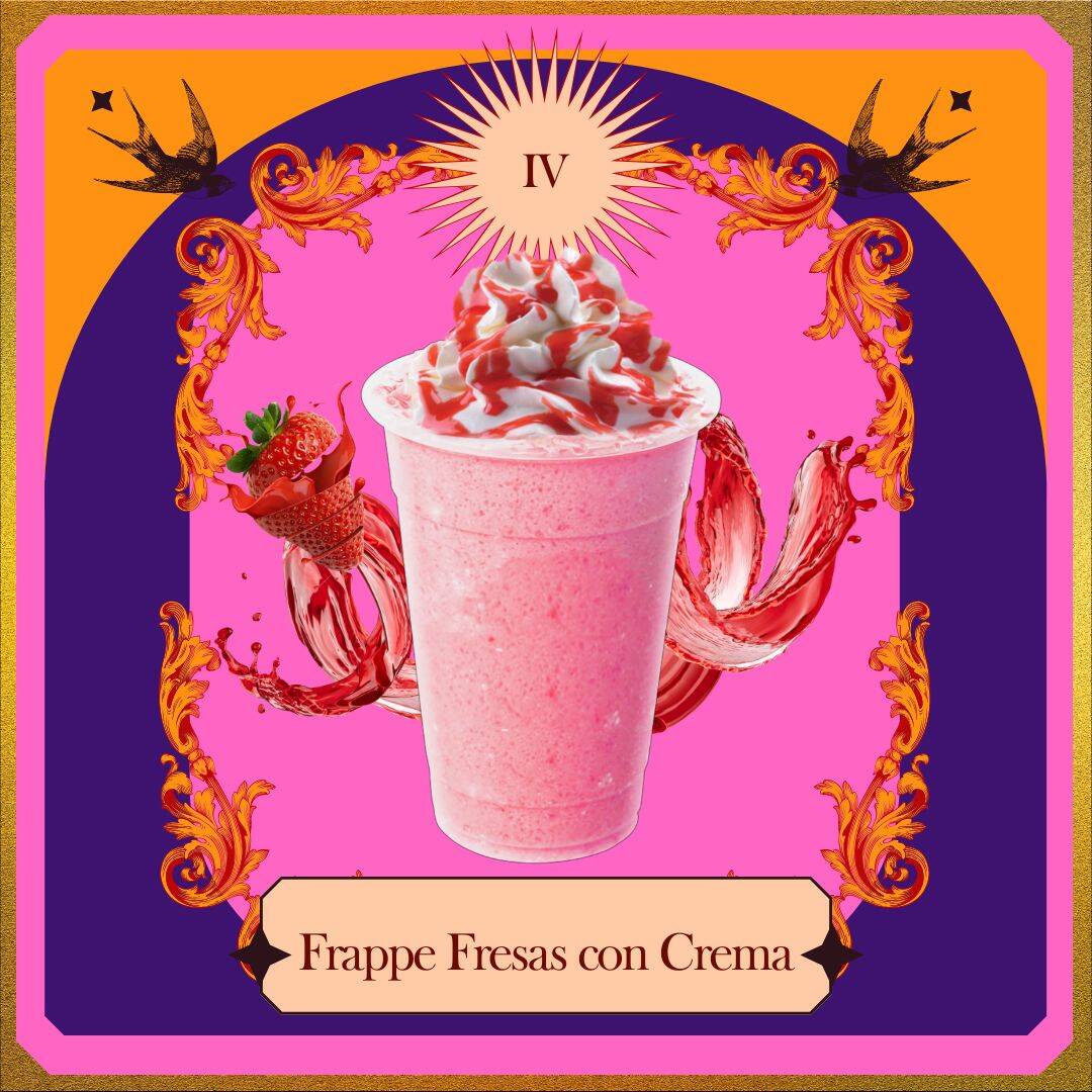 Frappe Fresas con Crema