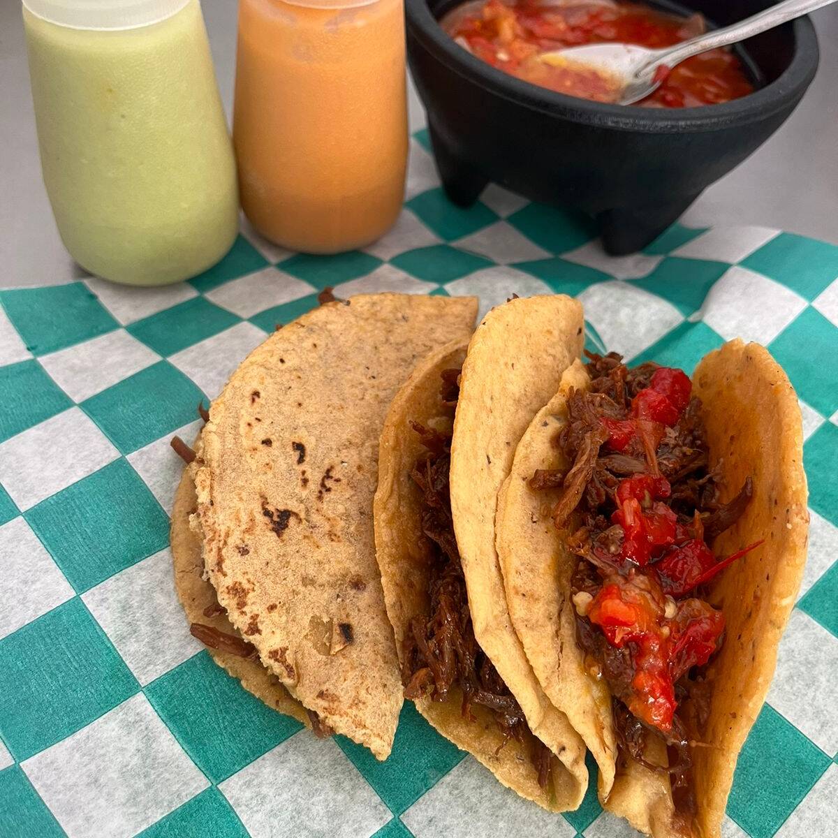 Taco de Maiz de Deshebrada