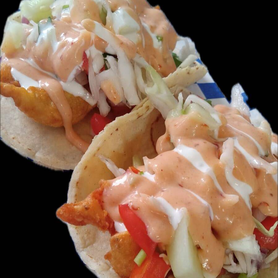 Taco De Camarón Tipo Baja