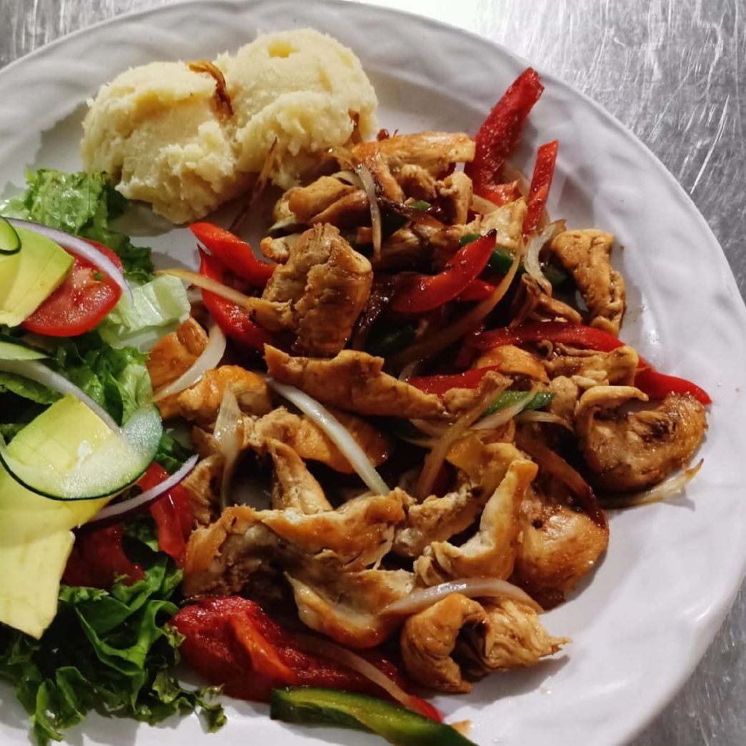 fajitas de pollo