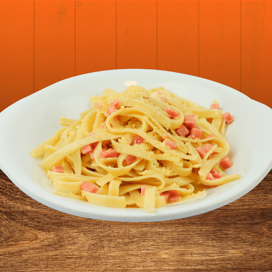 Pasta al Burro con Jamón Media Orden C