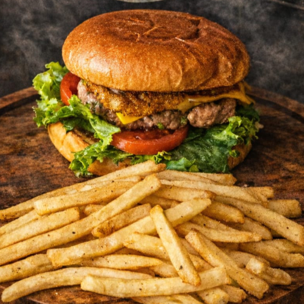 Hamburguesa Colmillo Negro