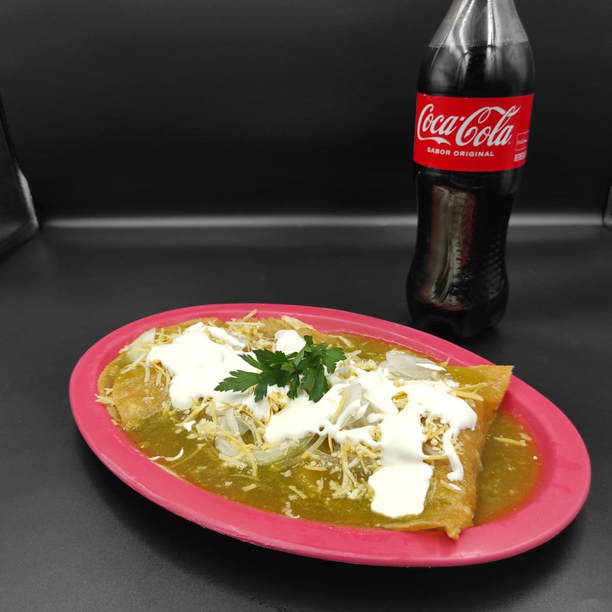 Enchiladas Monterrey Verdes PECHUGA DE POLLO