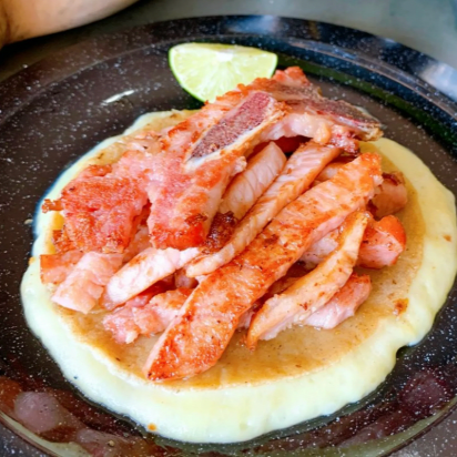 Taco de Chuleta Ahumada
