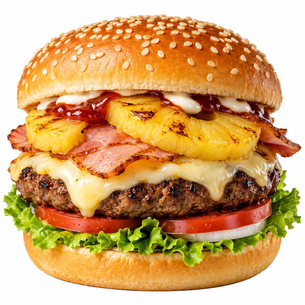 Hamburguesa Hawaiana
