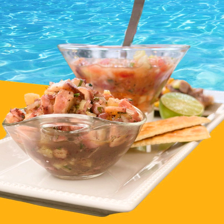 Combo Coctel + 2 Ceviches + 2 Refrescos