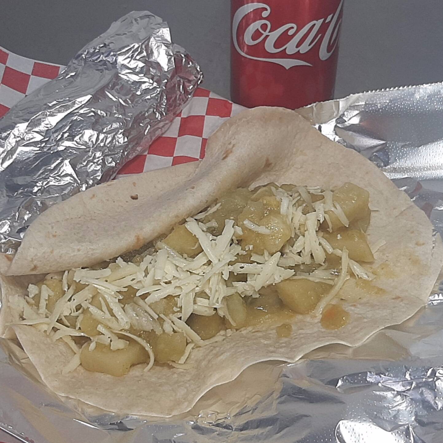 Burrito de Papas con Queso