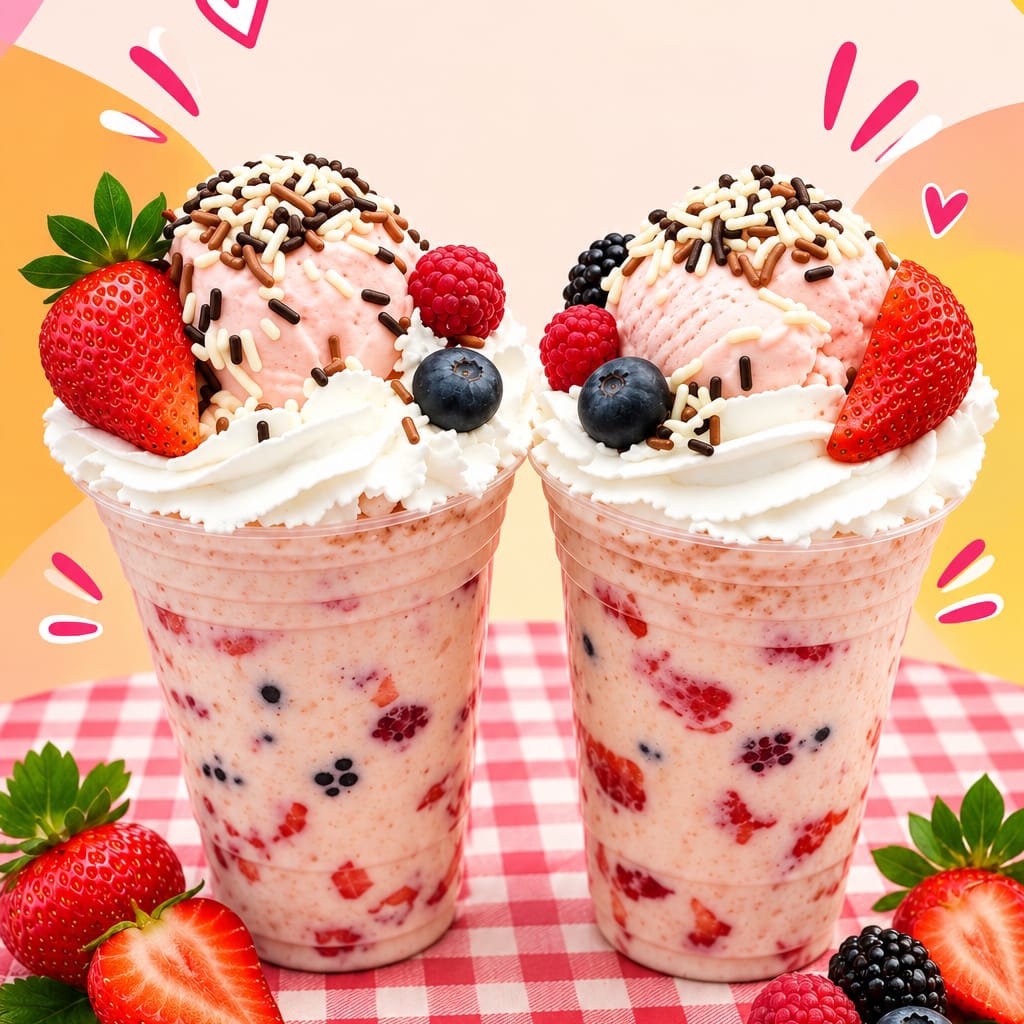 FRESAS CON CREMA