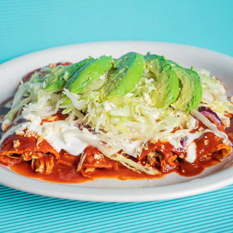 Enchiladas Rojas (Verdes o Rojas)