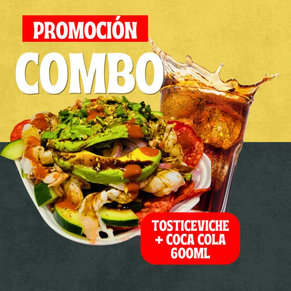 Combo Tosticeviche mas Coca 600ml