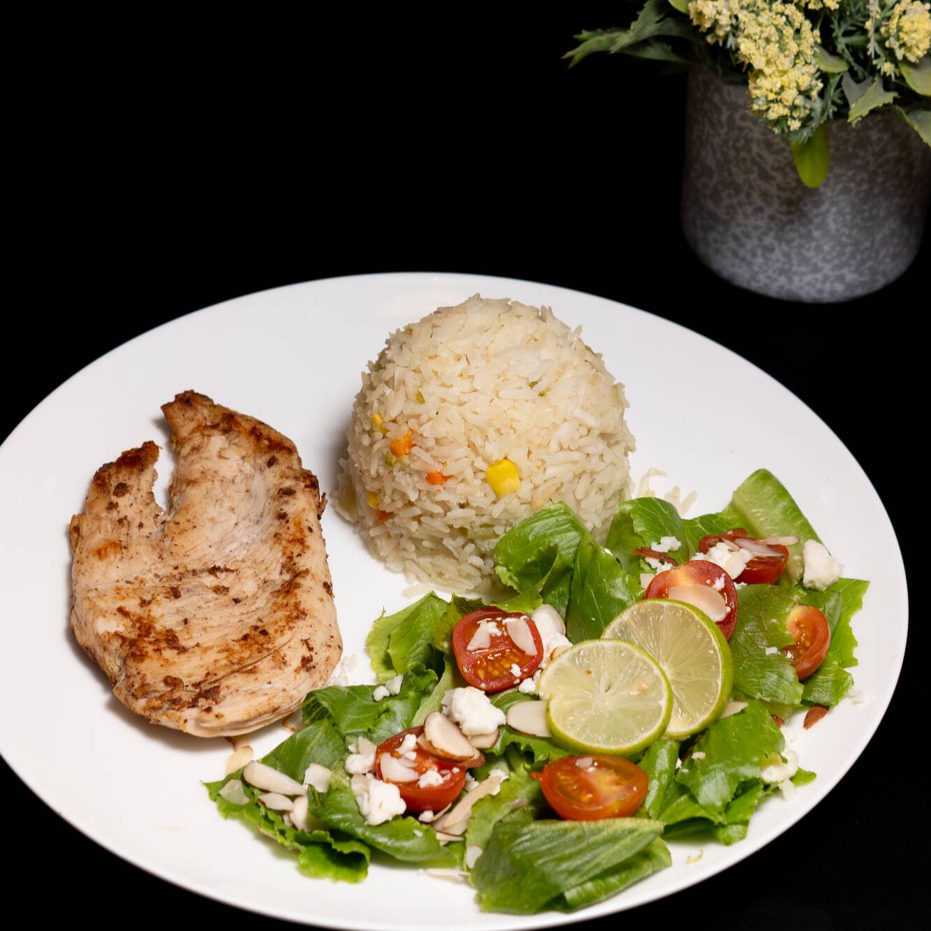 Pollo a la plancha o empanizado
