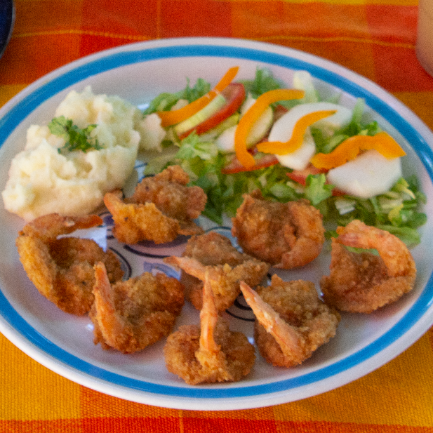Camarones Empanizados