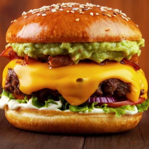 Cheese Burger + 1 Refresco