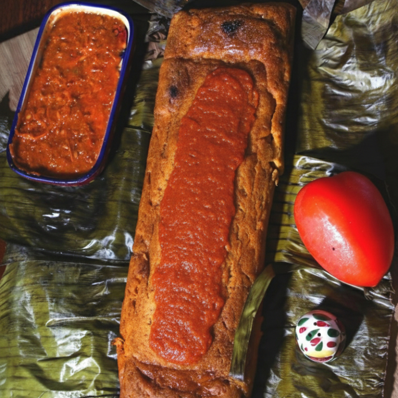Tamal Horneado en Piedra a la Leña de Pollo Gde.