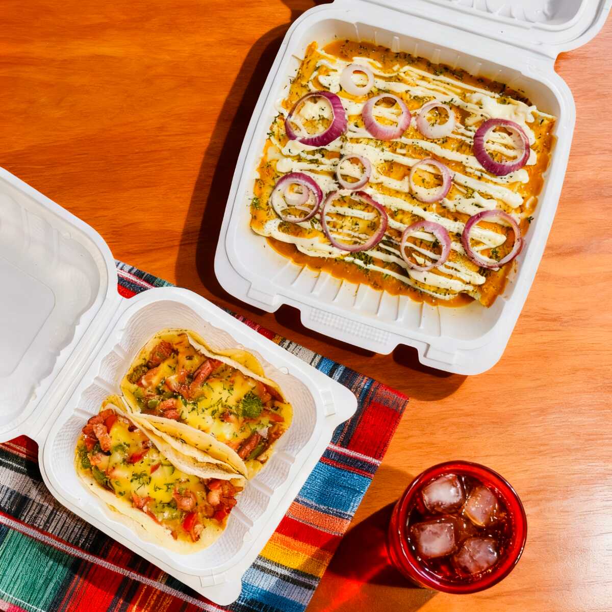 Ármalo con Unas Enchiladas Suizas