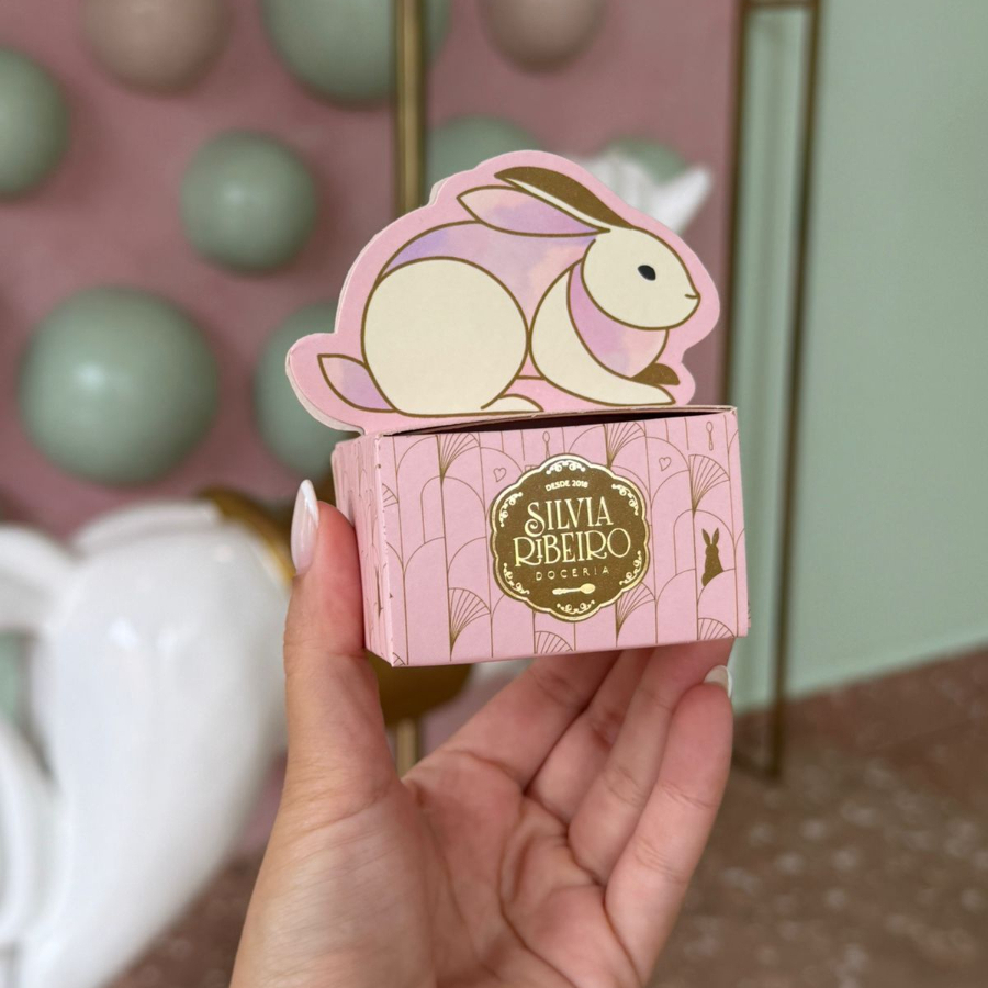 Ovinhos de chocolate ao leite, perfeitos para presentear ou compor cestas de Páscoa. Aprox. 45g