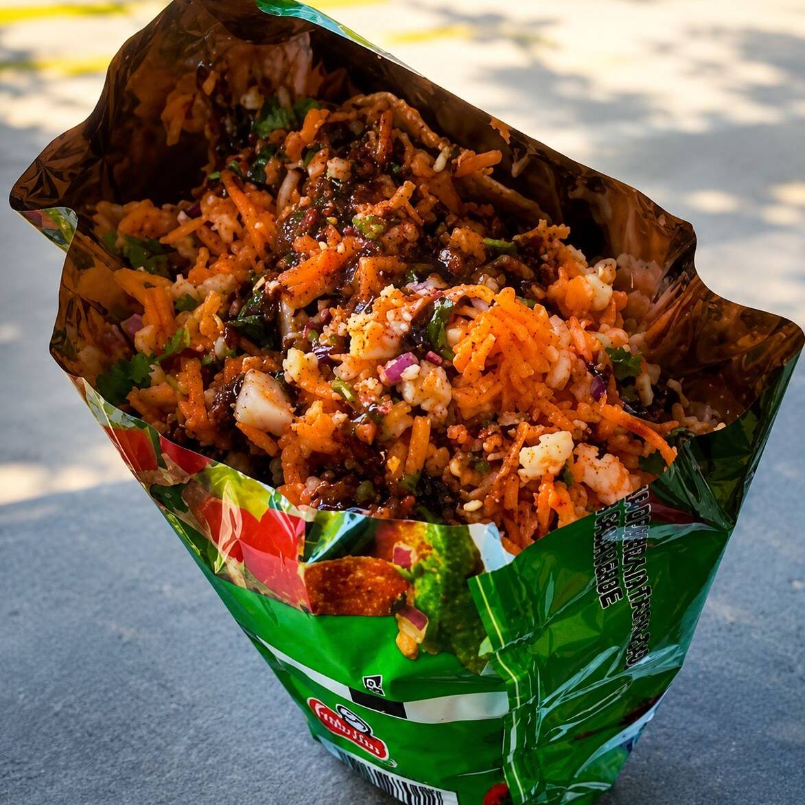 TOTITOS CON CEVICHE