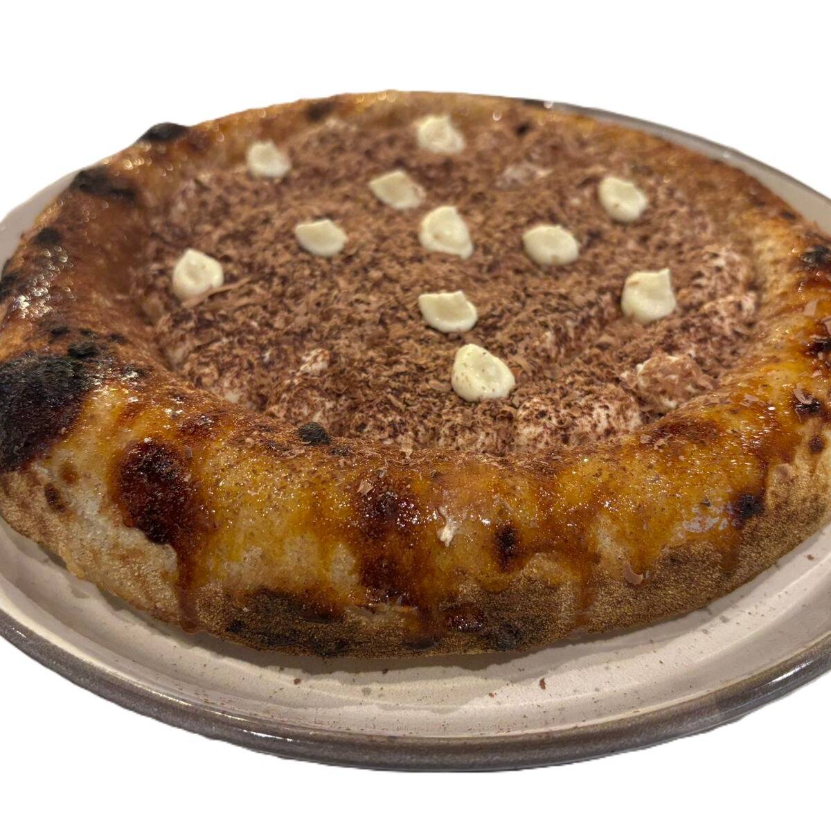 Pizza de Tiramisú