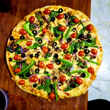 Pizza Vegetariana Familiar