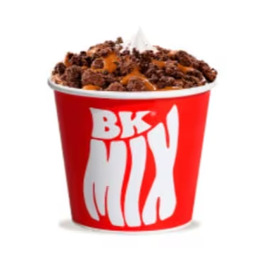 Bk Mix é a sobremesa perfeita. Perfeita para qualquer gosto, para qualquer momento. Esta versão vem no sabor Brownie. Imagem meramente ilustrativa.