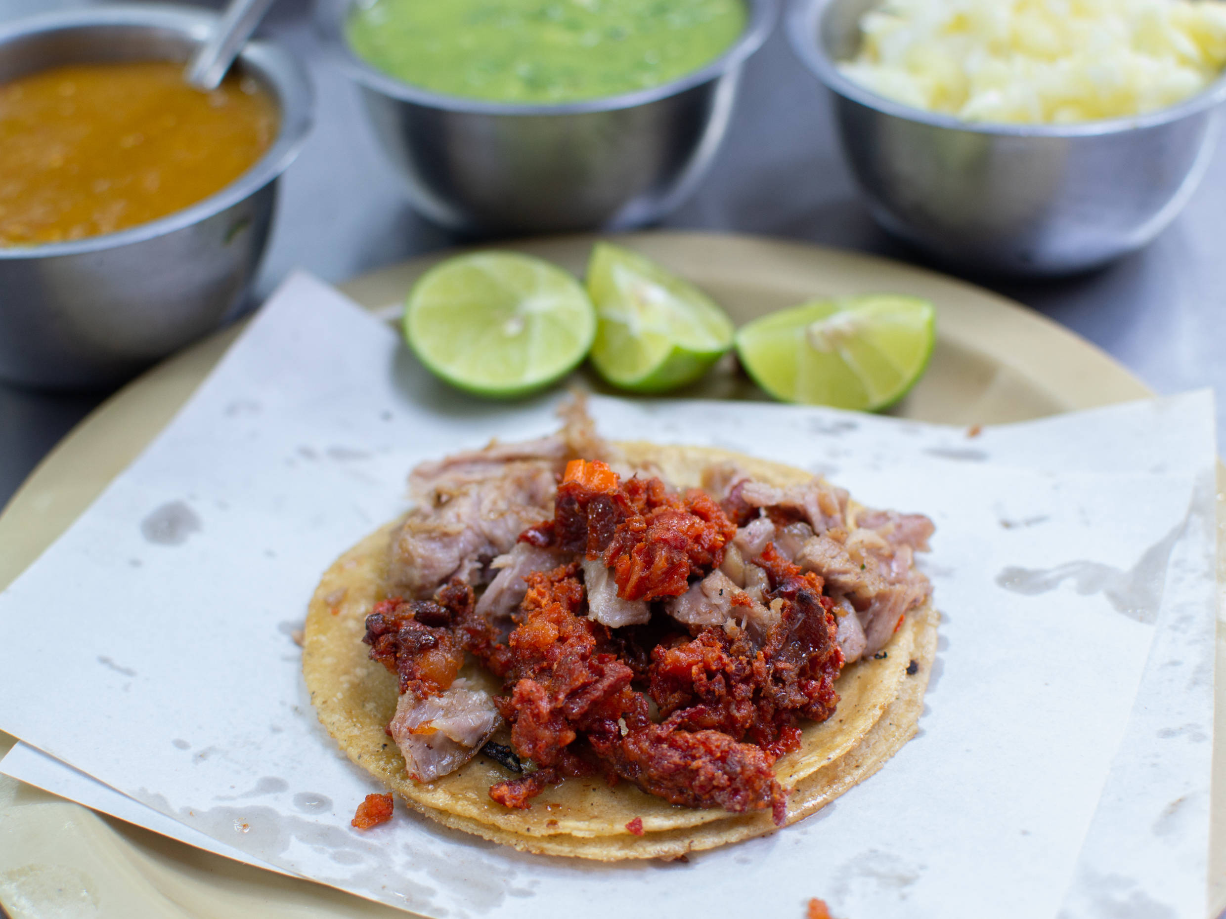 Taco Campechano Queso